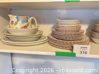 MaxSold Auction: Mixed Johnson Brothers Floral Pink Rim Dinnerware Lot - Kingston (Ontario, Canada) SELLER MANAGED Downsizing Online Auction - Langfield Street