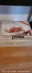 MaxSold Auction: Pyrex & Mikasa Dinnerware Set with Crystal Creamer and Pyrex Roaster - Kingston (Ontario, Canada) SELLER MANAGED Downsizing Online Auction - Langfield Street
