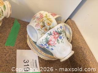 MaxSold Auction: Royal Albert Bone China Cup & Saucer Set, 4 Cups and Saucers - Kingston (Ontario, Canada) SELLER MANAGED Downsizing Online Auction - Langfield Street