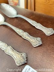 MaxSold Auction: Set of 6 Sterling Silver Ornate Floral Spoons - Kingston (Ontario, Canada) SELLER MANAGED Downsizing Online Auction - Langfield Street