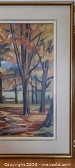 MaxSold Auction: Signed Autumn Landscape Painting with Gold Wood Frame - Kingston (Ontario, Canada) SELLER MANAGED Downsizing Online Auction - Langfield Street