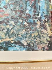 MaxSold Auction: Signed Keirstead Birch Trees Lake Landscape, 15.5 x 23 in - Kingston (Ontario, Canada) SELLER MANAGED Downsizing Online Auction - Langfield Street