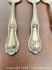 MaxSold Auction: Sterling Silver Teaspoons, Set of 6, Rococo Pattern, Monogram W - Kingston (Ontario, Canada) SELLER MANAGED Downsizing Online Auction - Langfield Street