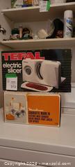 MaxSold Auction: Tefal Electric Slicer & Moulinex Charlotte Mark IV Meat Grinder - Kingston (Ontario, Canada) SELLER MANAGED Downsizing Online Auction - Langfield Street