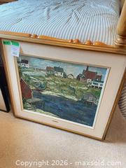 MaxSold Auction: T.K. Thomas Signed Oil Painting, Coastal Village, 19 x 23 - Kingston (Ontario, Canada) SELLER MANAGED Downsizing Online Auction - Langfield Street