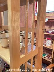 MaxSold Auction: Wooden Freestanding Etagere Shelving Unit, 5 Shelves, 28 x 11.5 x 70 - Kingston (Ontario, Canada) SELLER MANAGED Downsizing Online Auction - Langfield Street