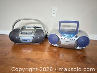 MaxSold Auction: 2 Panasonic Boombox Portable Stereos with CD, Cassette & AM/FM - Saanich (British Columbia, Canada) SELLER MANAGED Estate Sale Online Auction - Doncaster Drive