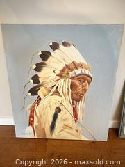 MaxSold Auction: A. L. Lifton (attr.) oil on canvas – Native American, bear, totem - Saanich (British Columbia, Canada) SELLER MANAGED Estate Sale Online Auction - Doncaster Drive