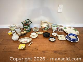 MaxSold Auction: Assorted Vintage Porcelain & Ceramic Lot – Pitchers, Dishes - Saanich (British Columbia, Canada) SELLER MANAGED Estate Sale Online Auction - Doncaster Drive