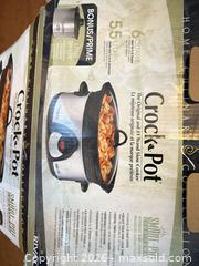 MaxSold Auction: Crock-Pot 6-Quart Smart-Pot Programmable Slow Cooker (Stainless/Black) - Saanich (British Columbia, Canada) SELLER MANAGED Estate Sale Online Auction - Doncaster Drive