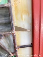 MaxSold Auction: Stained Glass Panel – Landscape Bridge in Red Wood Frame - Saanich (British Columbia, Canada) SELLER MANAGED Estate Sale Online Auction - Doncaster Drive