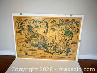 MaxSold Auction: Vintage 1939 Map Poster of Victoria, B.C. - Saanich (British Columbia, Canada) SELLER MANAGED Estate Sale Online Auction - Doncaster Drive