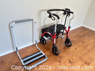 MaxSold Auction:  Walker, Bed rail, Cane, Grabber tool - Saanich (British Columbia, Canada) SELLER MANAGED Estate Sale Online Auction - Doncaster Drive