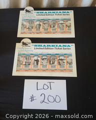 MaxSold Auction: 1993-94 San Jose Sharks Limited Edition Souvenir Ticket Sheets - San Jose (California, USA) PARTNER MANAGED Estate Sale Online Auction - Dunn Ave