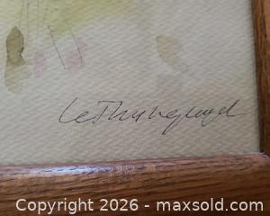 MaxSold Auction: 2 Framed Watercolor Portrait of Women Signed - San Jose (California, USA) PARTNER MANAGED Estate Sale Online Auction - Dunn Ave