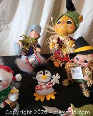 MaxSold Auction: Annalee Lot of 9 Holiday Decorative Felt & Plush Figurines - San Jose (California, USA) PARTNER MANAGED Estate Sale Online Auction - Dunn Ave