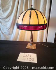 MaxSold Auction: Art Nouveau Tiffany-Style Stained Glass Table Lamp - San Jose (California, USA) PARTNER MANAGED Estate Sale Online Auction - Dunn Ave