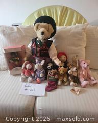 MaxSold Auction: Assorted Collectible Teddy Bears Plush Lot — Boyds & The Well Dressed - San Jose (California, USA) PARTNER MANAGED Estate Sale Online Auction - Dunn Ave