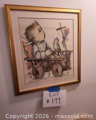 MaxSold Auction: B. Hummel Limited-Edition Lithograph 073/799, Framed 24 x 27 in - San Jose (California, USA) PARTNER MANAGED Estate Sale Online Auction - Dunn Ave