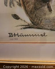 MaxSold Auction: B. Hummel Limited-Edition Lithograph 073/799, Framed 24 x 27 in - San Jose (California, USA) PARTNER MANAGED Estate Sale Online Auction - Dunn Ave