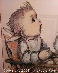 MaxSold Auction: B. Hummel Limited-Edition Lithograph 073/799, Framed 24 x 27 in - San Jose (California, USA) PARTNER MANAGED Estate Sale Online Auction - Dunn Ave