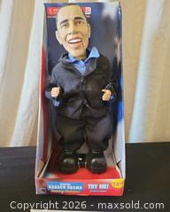 MaxSold Auction: Barack Obama "Dancing Rockstar!" Battery-Powered Novelty Doll (Boxed) - San Jose (California, USA) PARTNER MANAGED Estate Sale Online Auction - Dunn Ave