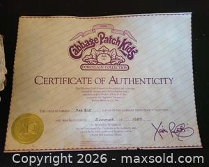 MaxSold Auction: Cabbage Patch Kids Porcelain Doll — Summer 1984 (SAF 815) - San Jose (California, USA) PARTNER MANAGED Estate Sale Online Auction - Dunn Ave