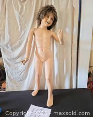 MaxSold Auction: Child Mannequin Female-Presenting Hard Plastic/Vinyl ~36–40 in - San Jose (California, USA) PARTNER MANAGED Estate Sale Online Auction - Dunn Ave
