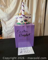 MaxSold Auction: Christopher Radko Ceramic Easter Basket Centerpiece NIB - San Jose (California, USA) PARTNER MANAGED Estate Sale Online Auction - Dunn Ave