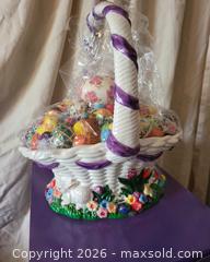 MaxSold Auction: Christopher Radko Ceramic Easter Basket Centerpiece NIB - San Jose (California, USA) PARTNER MANAGED Estate Sale Online Auction - Dunn Ave