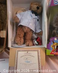 MaxSold Auction: Collectible Teddy Bear Lot - Skoodlez, Annette Funicello,Mohair Bear & Gallery Sam (4) - San Jose (California, USA) PARTNER MANAGED Estate Sale Online Auction - Dunn Ave