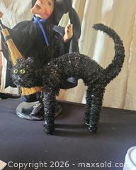MaxSold Auction: Decorative Annalee Witch Doll with Black Cat, Display Stand & Broom - San Jose (California, USA) PARTNER MANAGED Estate Sale Online Auction - Dunn Ave