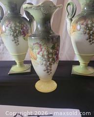 MaxSold Auction: Decorative Porcelain Vases (Lot of 3) — Bavaria A & C Mark - San Jose (California, USA) PARTNER MANAGED Estate Sale Online Auction - Dunn Ave