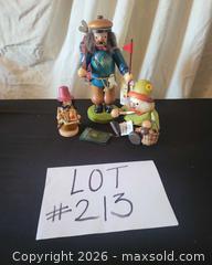 MaxSold Auction: Erzgebirge Richard Glässer Räuchermännchen - Lot of 3 - San Jose (California, USA) PARTNER MANAGED Estate Sale Online Auction - Dunn Ave