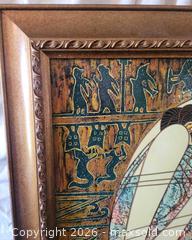 MaxSold Auction: Framed Mixed-Media Asian?Inspired Wall Art, 30" x 30" - San Jose (California, USA) PARTNER MANAGED Estate Sale Online Auction - Dunn Ave