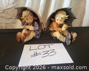 MaxSold Auction: Goebel Hummel Pair Porcelain Children Under Umbrellas - San Jose (California, USA) PARTNER MANAGED Estate Sale Online Auction - Dunn Ave