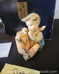 MaxSold Auction: Goebel M.I. Hummel Exclusive 15-Year Club Boy with Honey Pot - San Jose (California, USA) PARTNER MANAGED Estate Sale Online Auction - Dunn Ave