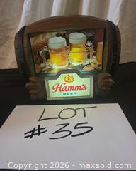 MaxSold Auction: Hamm's Lighted Tabletop Barrel Sign - San Jose (California, USA) PARTNER MANAGED Estate Sale Online Auction - Dunn Ave