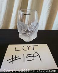 MaxSold Auction: Lalique Frosted Crystal Bud Vase with Leaf Motif - San Jose (California, USA) PARTNER MANAGED Estate Sale Online Auction - Dunn Ave