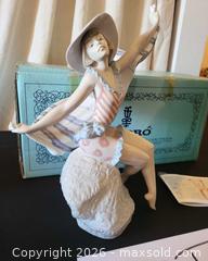 MaxSold Auction: Lladró 5660 Porcelain Figurine — Seated Girl on Rock - San Jose (California, USA) PARTNER MANAGED Estate Sale Online Auction - Dunn Ave
