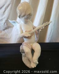 MaxSold Auction: Lladró Concierto Laúd (Ángel) No. 1.231 Porcelain Figurine 8.5" - San Jose (California, USA) PARTNER MANAGED Estate Sale Online Auction - Dunn Ave