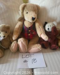 MaxSold Auction: Lot of 10 Assorted Stuffed Teddy Bears Boyd's & others - San Jose (California, USA) PARTNER MANAGED Estate Sale Online Auction - Dunn Ave