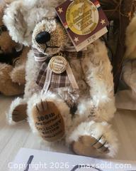 MaxSold Auction: Lot of 10 Collectible Teddy Bears – Bombay & 100th Anniversary - San Jose (California, USA) PARTNER MANAGED Estate Sale Online Auction - Dunn Ave