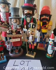 MaxSold Auction: Lot of 10 Wooden Nutcrackers, Christian Ulbricht Styles, 6–16 in - San Jose (California, USA) PARTNER MANAGED Estate Sale Online Auction - Dunn Ave