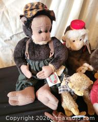 MaxSold Auction: Lot of 11 Monkey/Ape Plush Stuffed Animals - Ty, Gund, Huggable Honeys - San Jose (California, USA) PARTNER MANAGED Estate Sale Online Auction - Dunn Ave