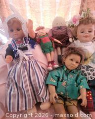 MaxSold Auction: Lot of 12 Collectible Dolls, Various Materials & Sizes 1 Effanbee - San Jose (California, USA) PARTNER MANAGED Estate Sale Online Auction - Dunn Ave