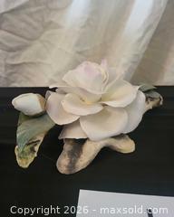 MaxSold Auction: Lot of 2 Decorative Porcelain Floral Figurines — Boehm & Andrea - San Jose (California, USA) PARTNER MANAGED Estate Sale Online Auction - Dunn Ave