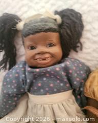 MaxSold Auction: Lot of 2 Vintage 12" Black Bisque/Composition Baby Dolls - San Jose (California, USA) PARTNER MANAGED Estate Sale Online Auction - Dunn Ave