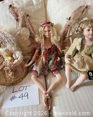 MaxSold Auction: Lot of 3 Geppeddo, Florance Maranuk Collection & 1 otherPorcelain Fairy Dolls, 18–24 in - San Jose (California, USA) PARTNER MANAGED Estate Sale Online Auction - Dunn Ave