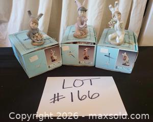 MaxSold Auction: Lot of 3 Lladró Porcelain Figurines — Children in Bunny Costumes - San Jose (California, USA) PARTNER MANAGED Estate Sale Online Auction - Dunn Ave